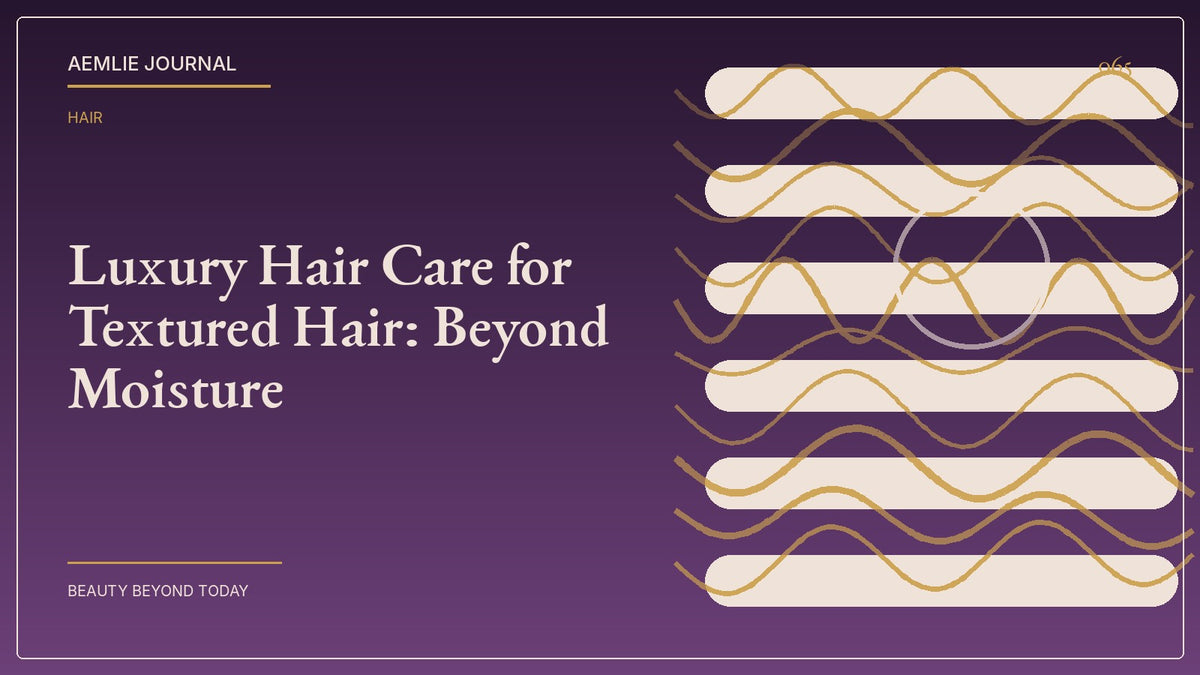 AEMLIE Journal cover — Luxury Hair Care for Textured Hair: Beyond Moisture