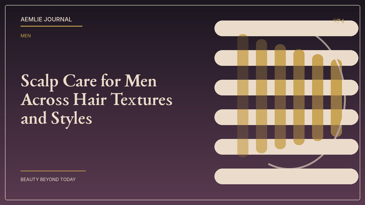 AEMLIE Journal cover — Scalp Care for Men Across Hair Textures and Styles