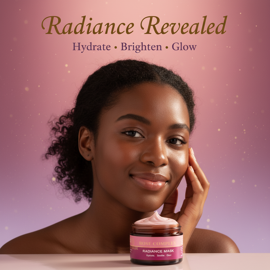 Aemlie Rose Complex Radiance Mask 50ml – hydrating and soothing glow-boosting face mask