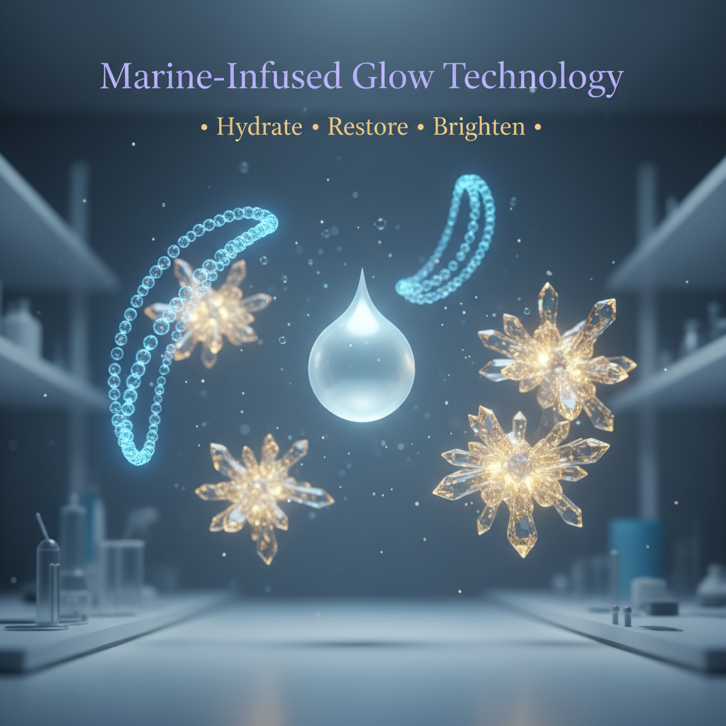 Aemlie Blue Mineral Glow Mask 50ml – marine mineral radiance-boosting face mask