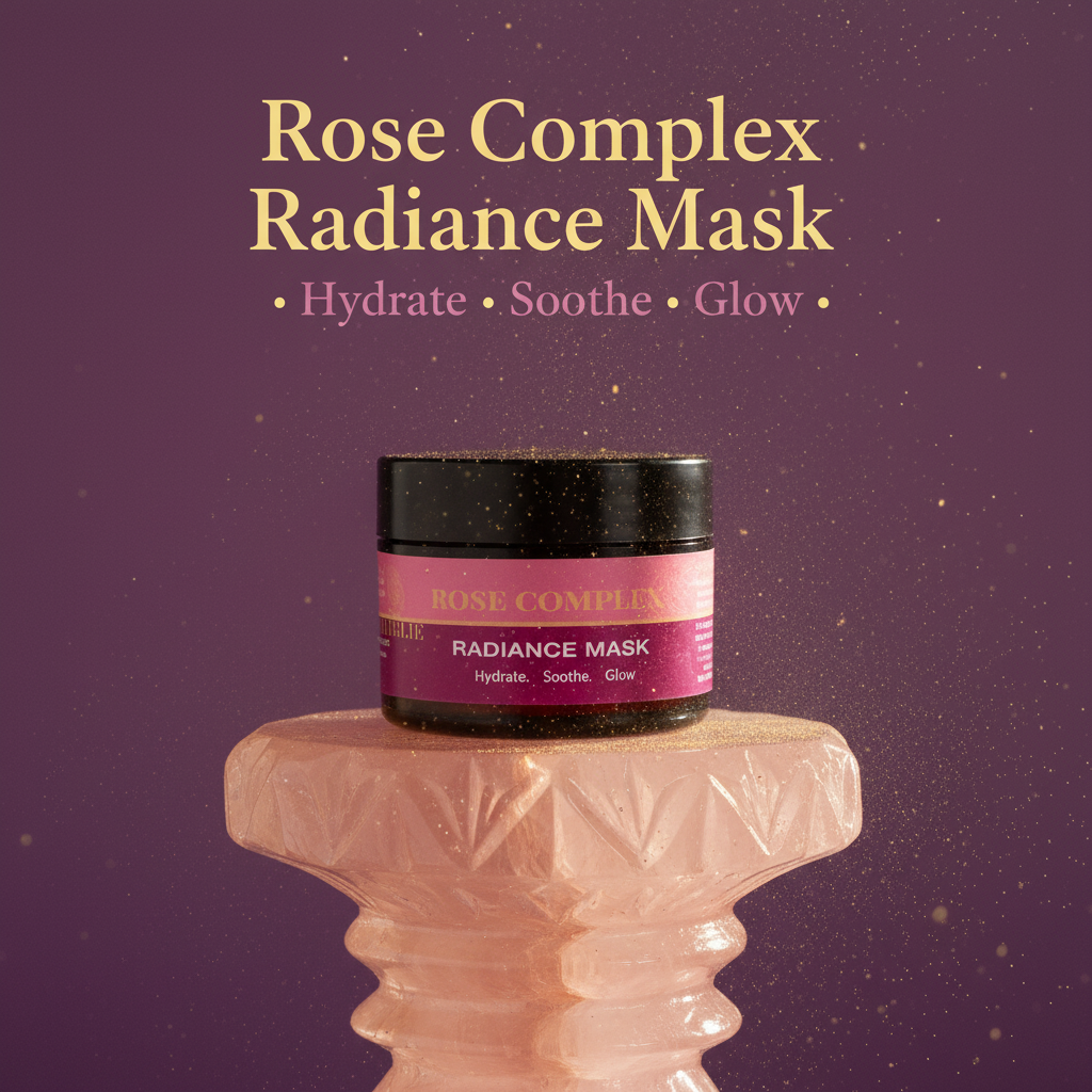 Aemlie Rose Complex Radiance Mask 50ml – hydrating and soothing glow-boosting face mask