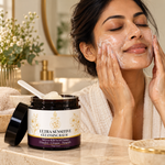 AEMLIE Ultra Sensitive Cleansing Balm transforming into a cleansing milk