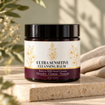 AEMLIE Ultra Sensitive Cleansing Balm on a sage-toned background