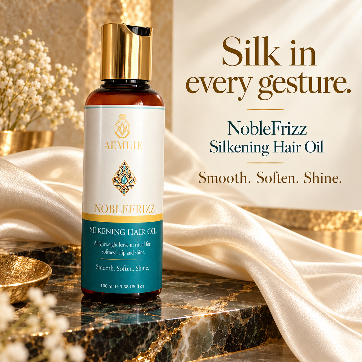 NobleFrizz – Silkening Hair Oil