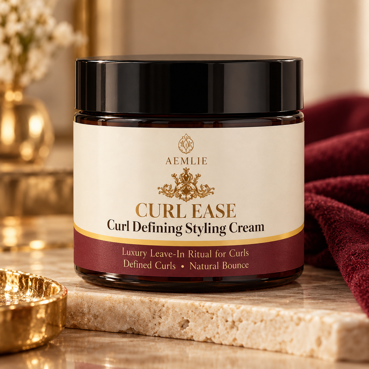 CurlEase Curl Defining Styling Hair Cream
