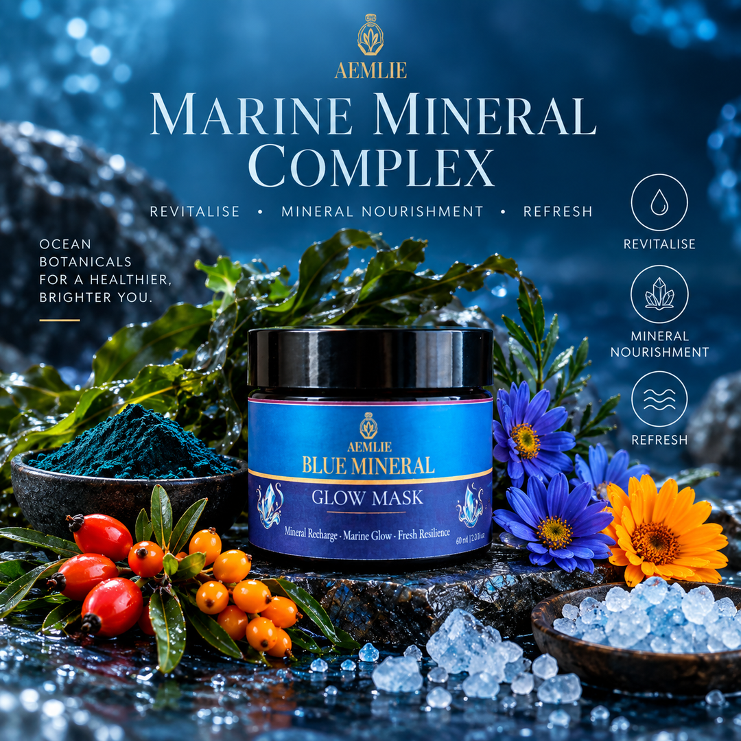 Blue Mineral Glow Mask