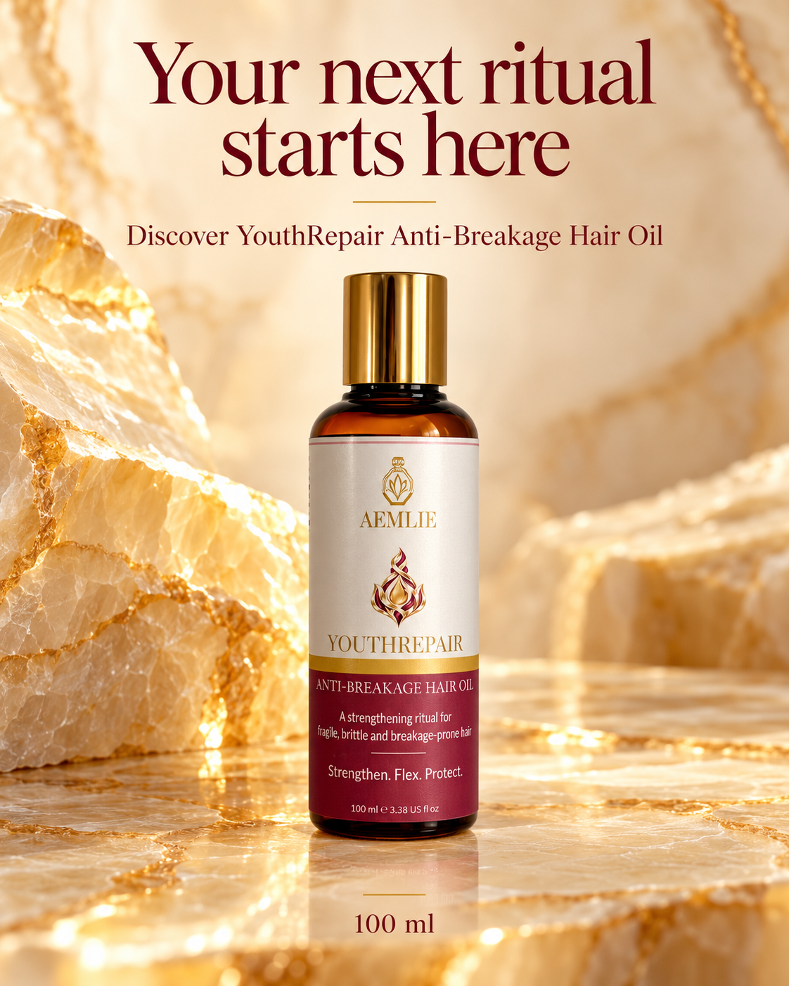 YouthRepair Anti-Breakage Hair Oil – Strengthening Flexibility & Resilience