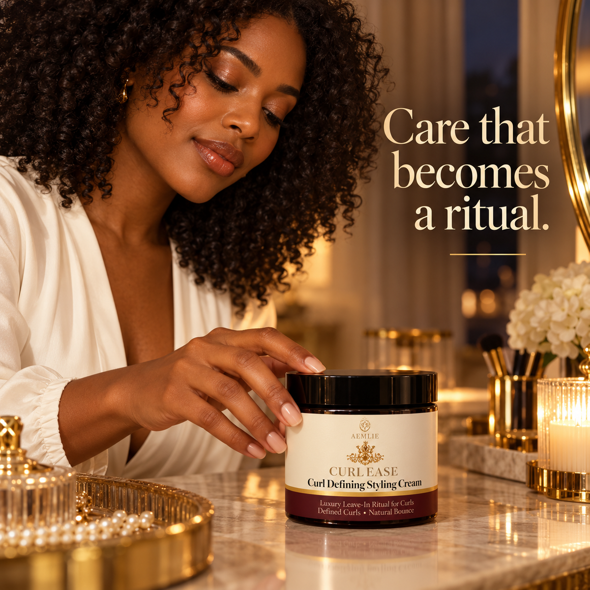 CurlEase Curl Defining Styling Hair Cream