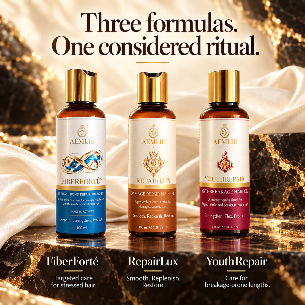 Trio B Signature Ritual – Strength Repair & Damage Defense Hail Oil Collection