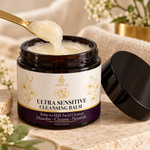 Ultra Sensitive Cleansing Balm translucent oil-gelée texture close-up