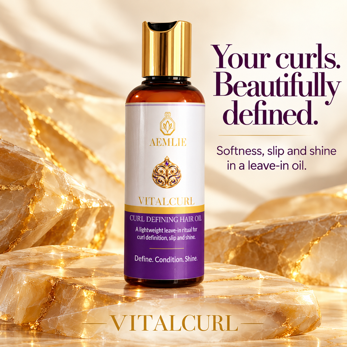 VitalCurl – Curl Defining Hair Oil