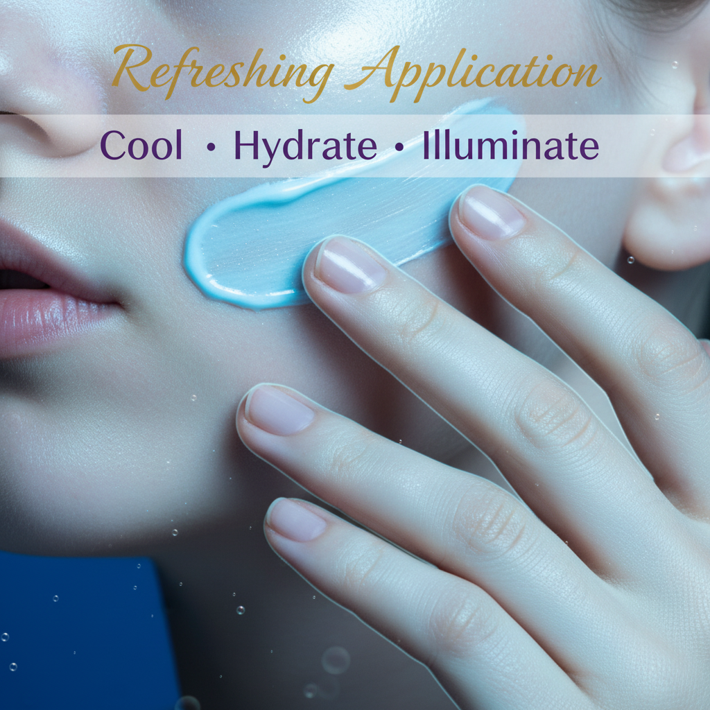 Aemlie Blue Mineral Glow Mask 50ml – marine mineral radiance-boosting face mask