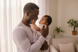 Add black dad and mixed baby