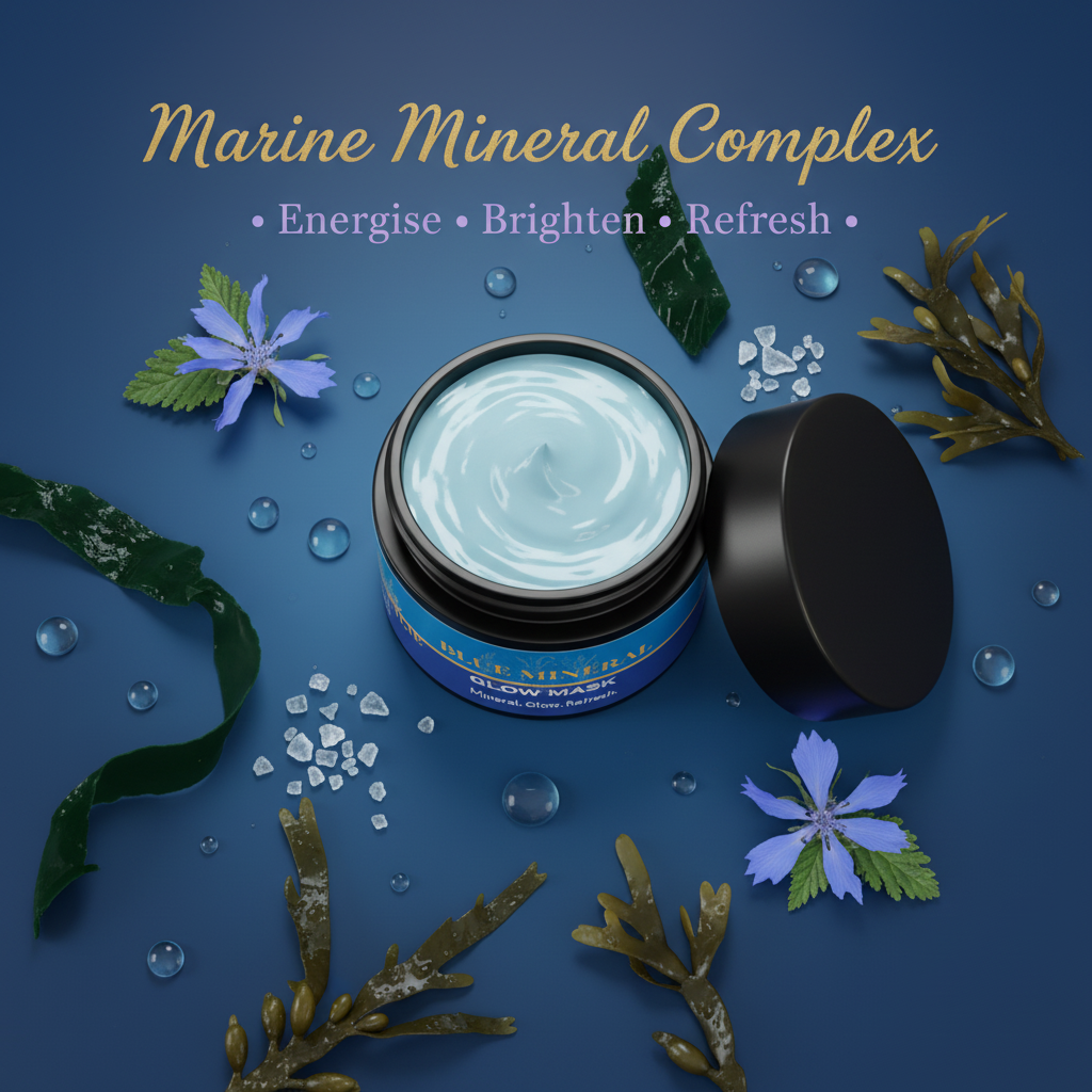 Blue Mineral Glow Mask