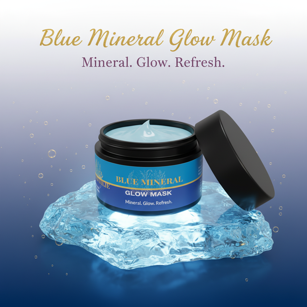 Blue Mineral Glow Mask